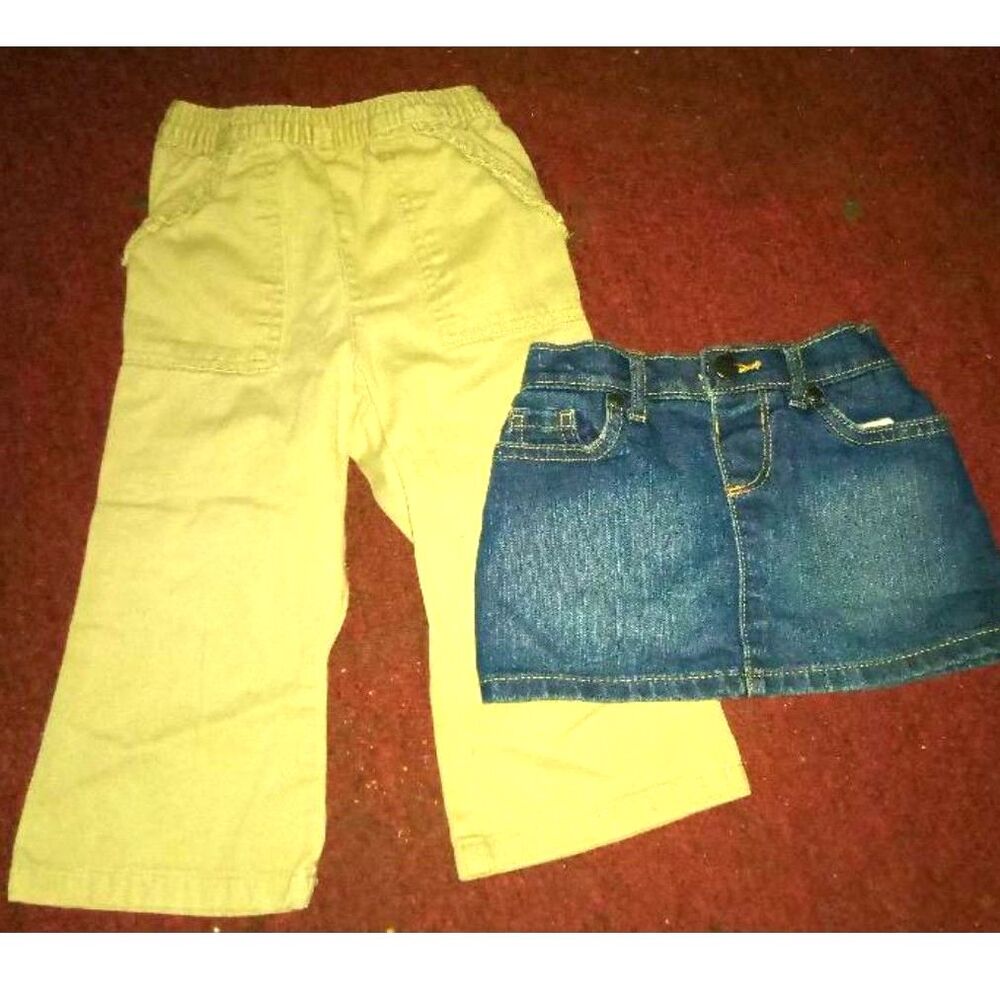 Girls Childrens Place and Faded Glory Bottoms sz 24 months  ...B5